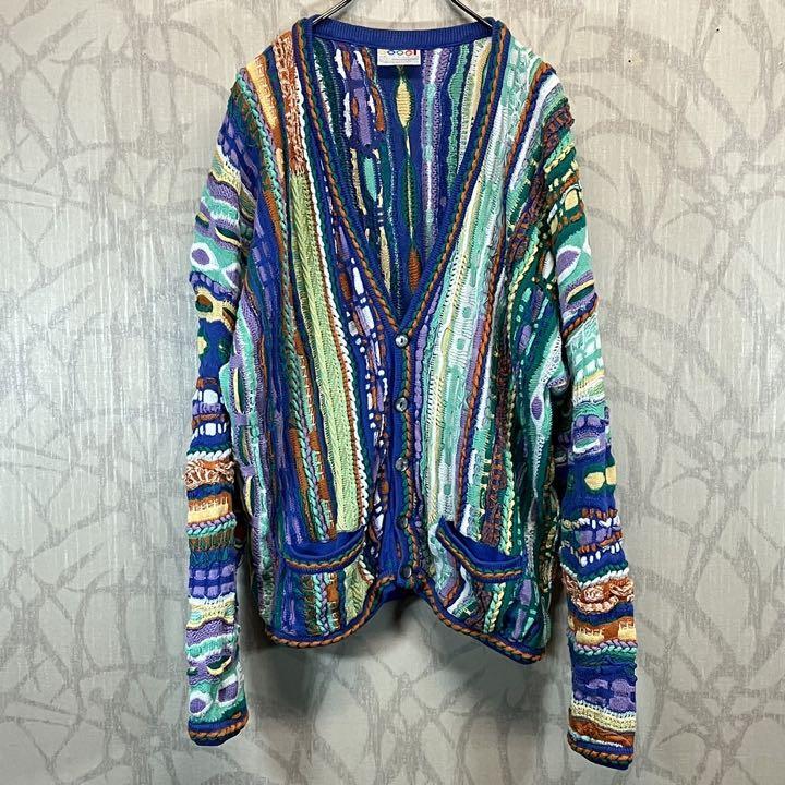 クージー COOGI 3Dニット カーディガン オーストラリア製 | 古着SHOP RN