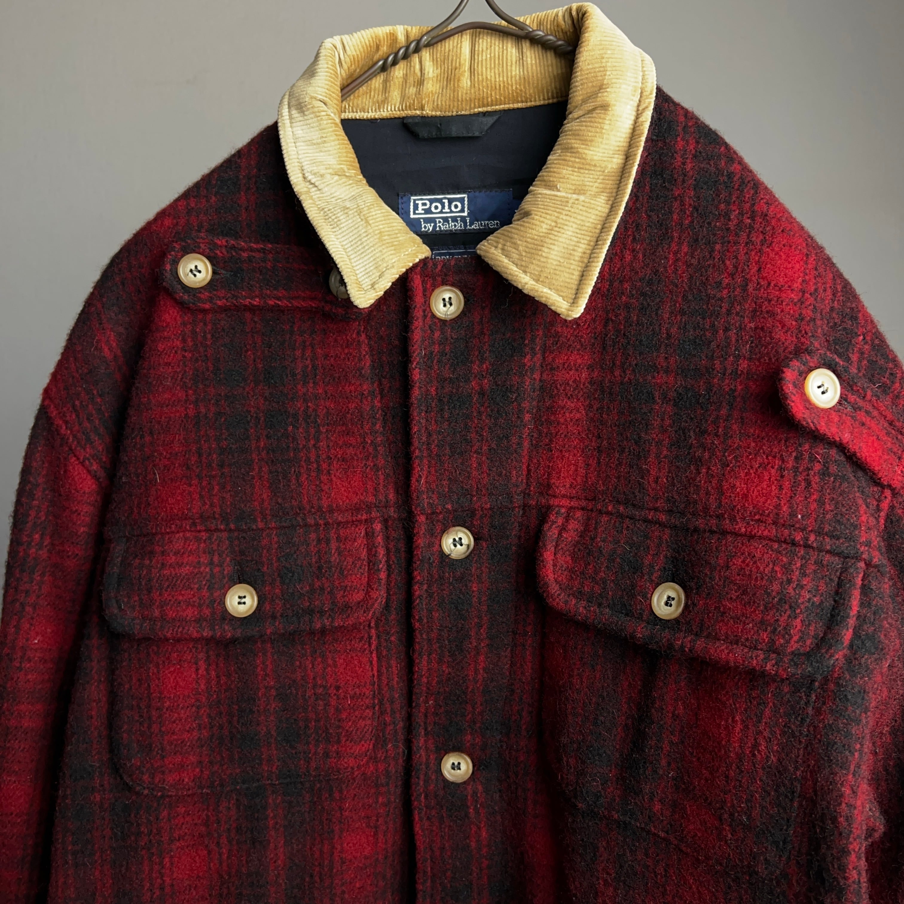 80's~90's Polo by Ralph Lauren Wool Hunting Jacket SIZE L 90年代