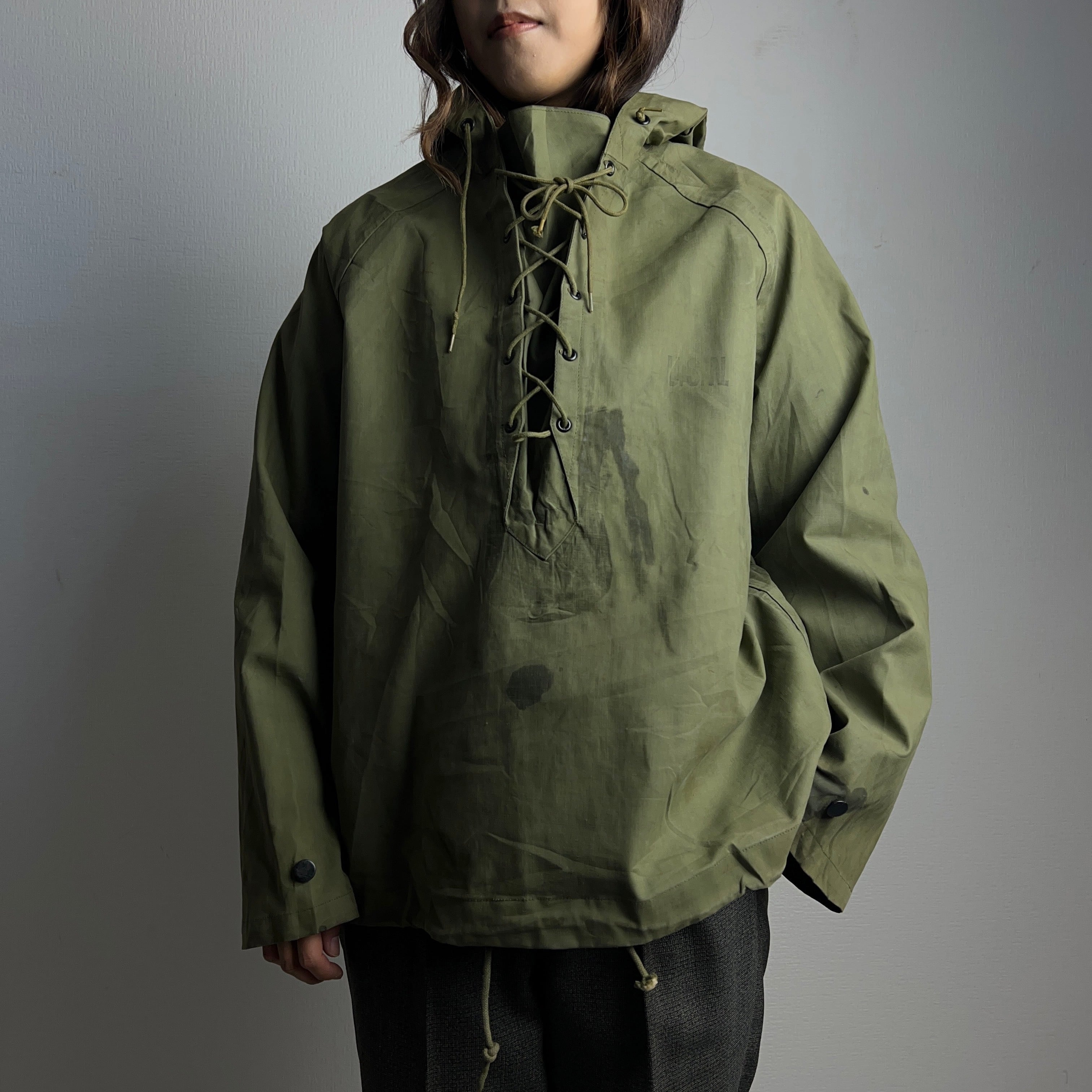 1940's U.S.NAVY N-2 DECK RAIN PARKA 米軍 40年代 デッキレイン