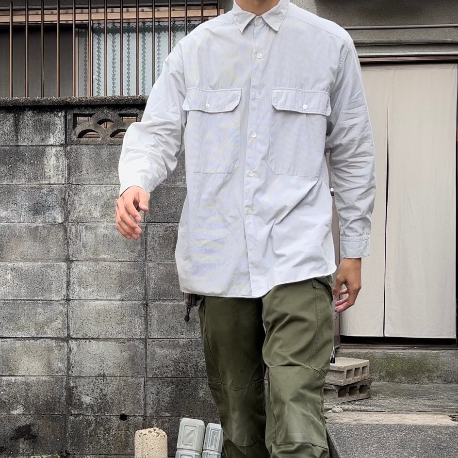 80s comme des garçons homme stripe shirt 80s デカオム
