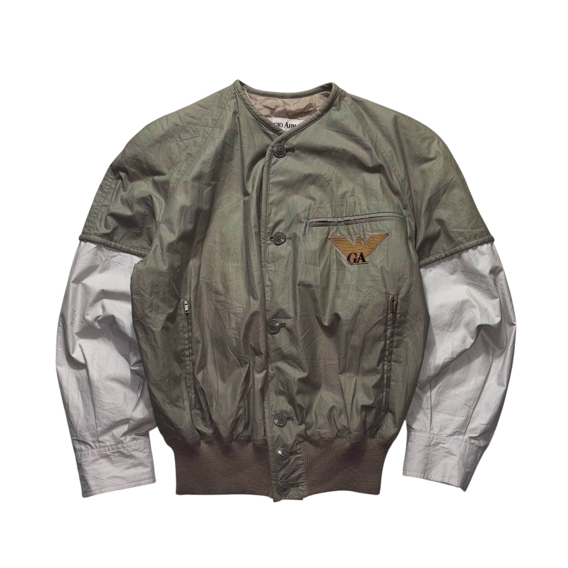 archive GIORGIO ARMANI switching sleeves bomber jacket | NOIR ONLINE