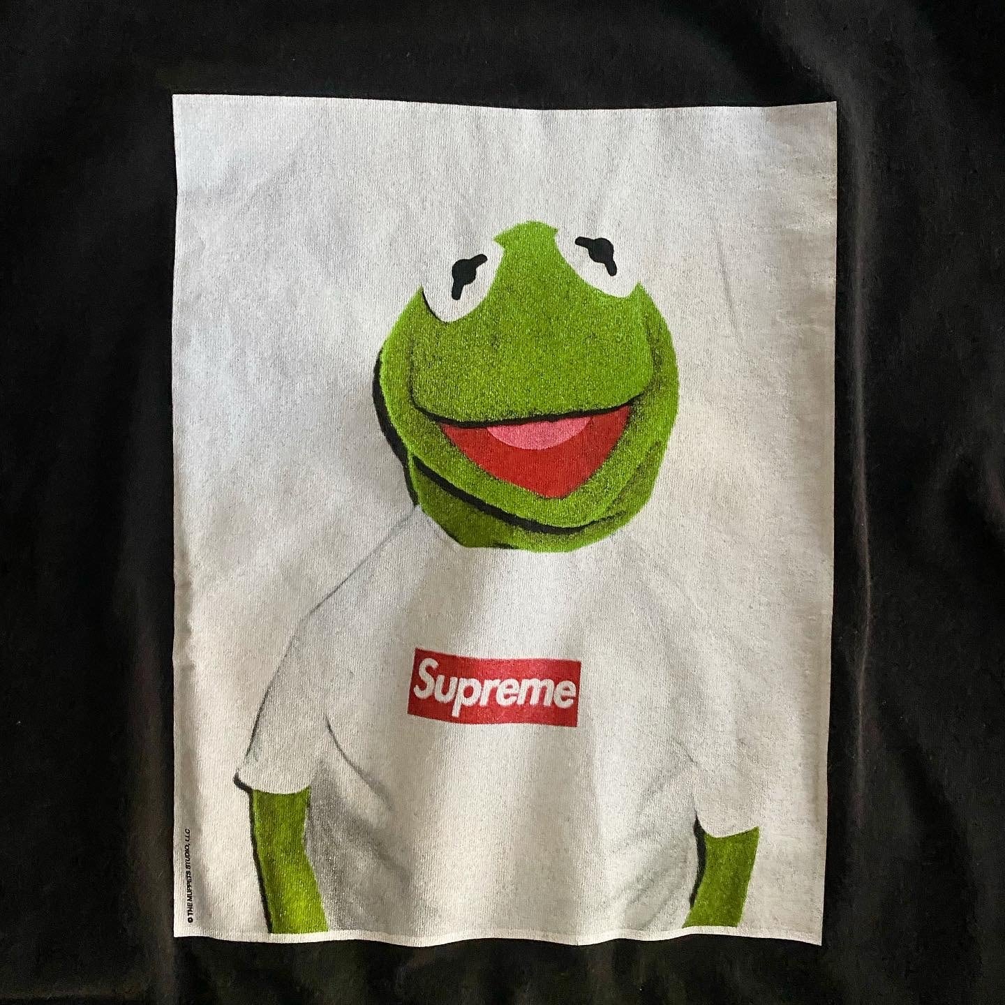 2008SS supreme kermit box logo black 【XL】 | DROP select vintage