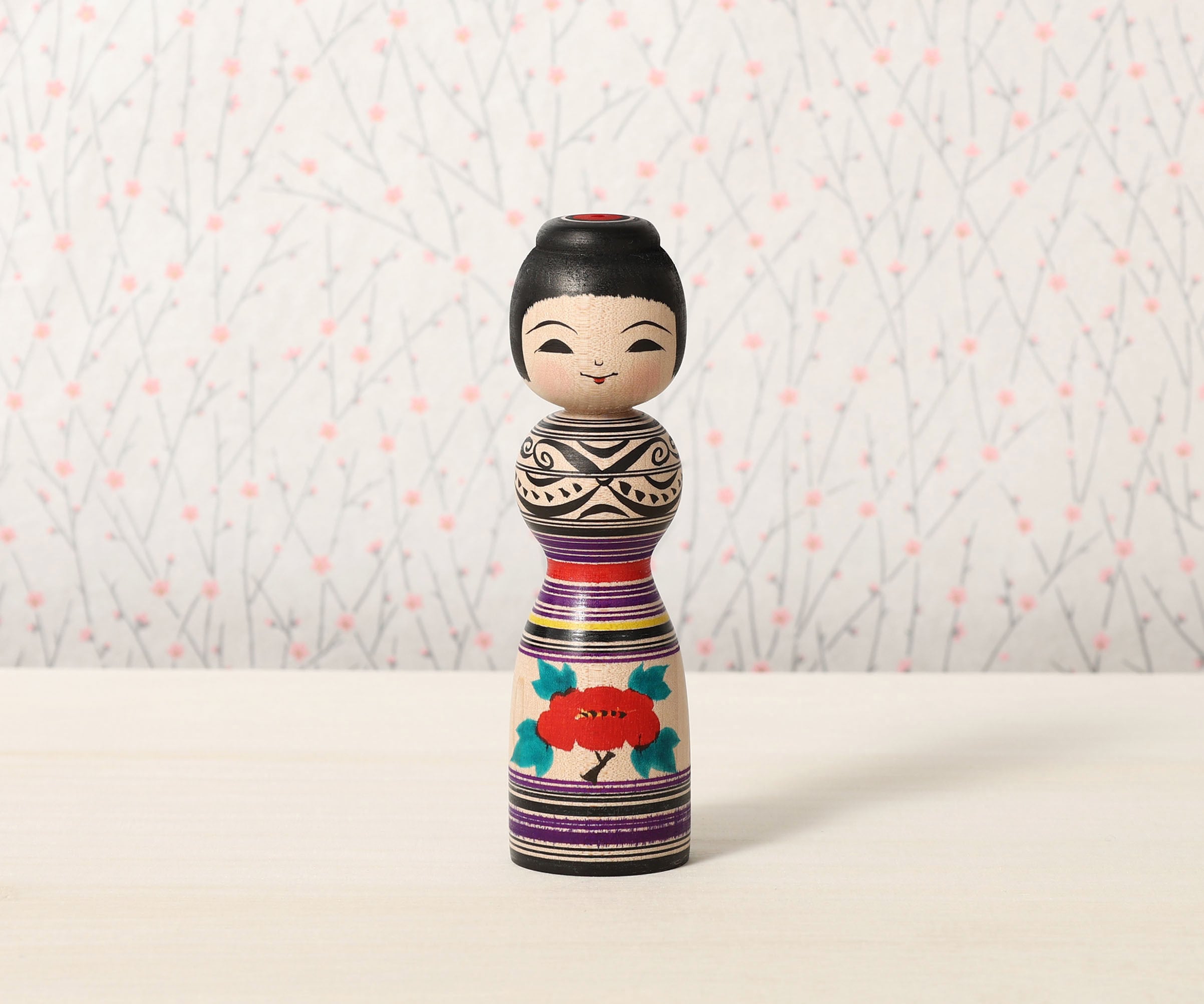 津軽こけし本人型 Tsugaru kokeshi Honnin gata | 阿保正文工人 津軽系