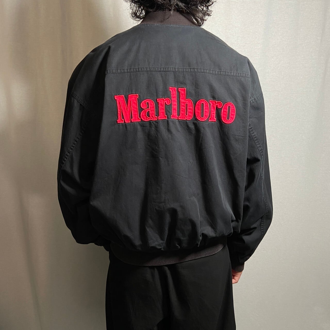 90年代 Marlboro マルボロ リバーシブル ブルゾン メンズL-XL相当 古着