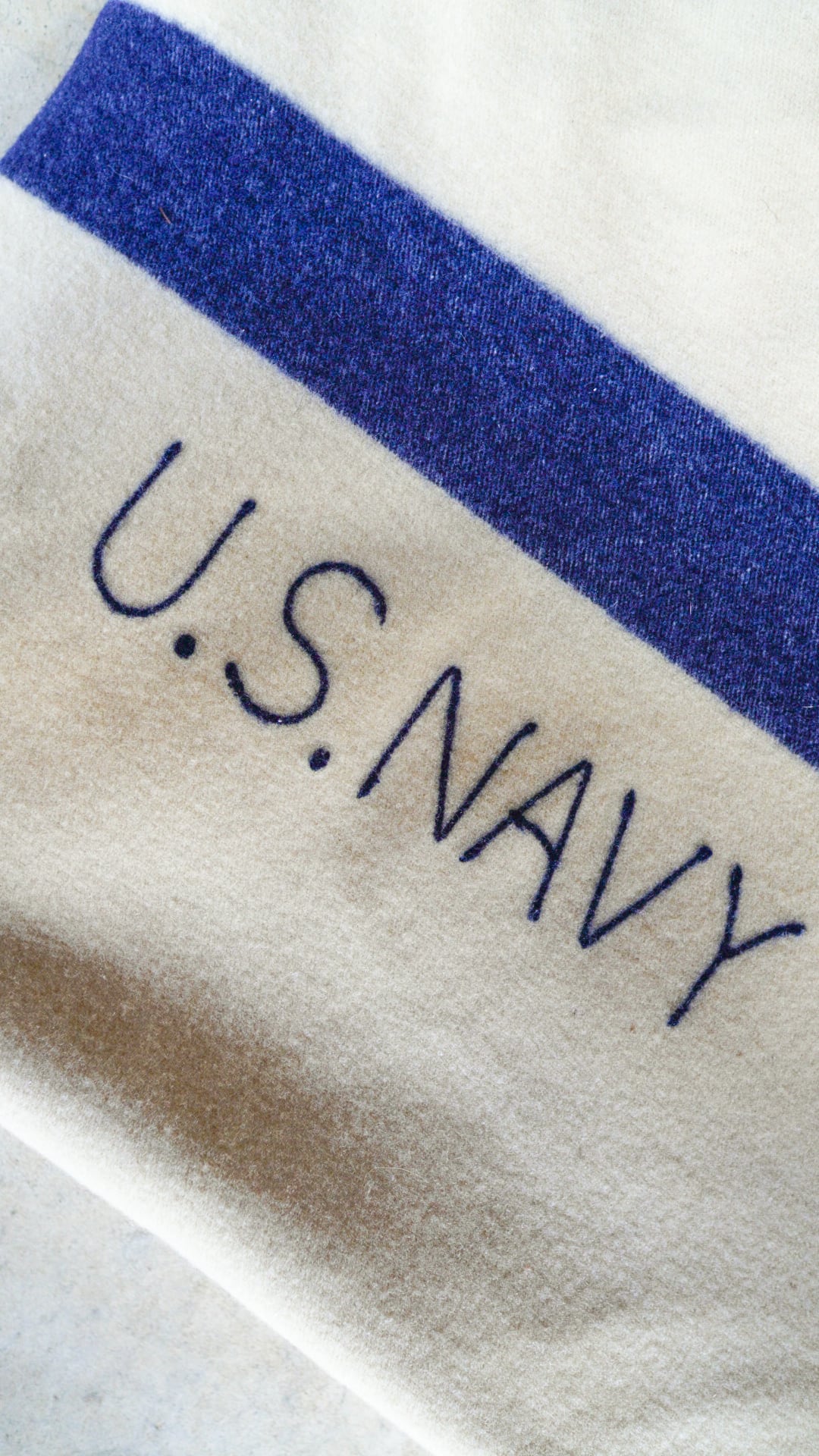 1940s】アメリカ海軍 ウール ブランケット 《U.S. Navy USN 実物