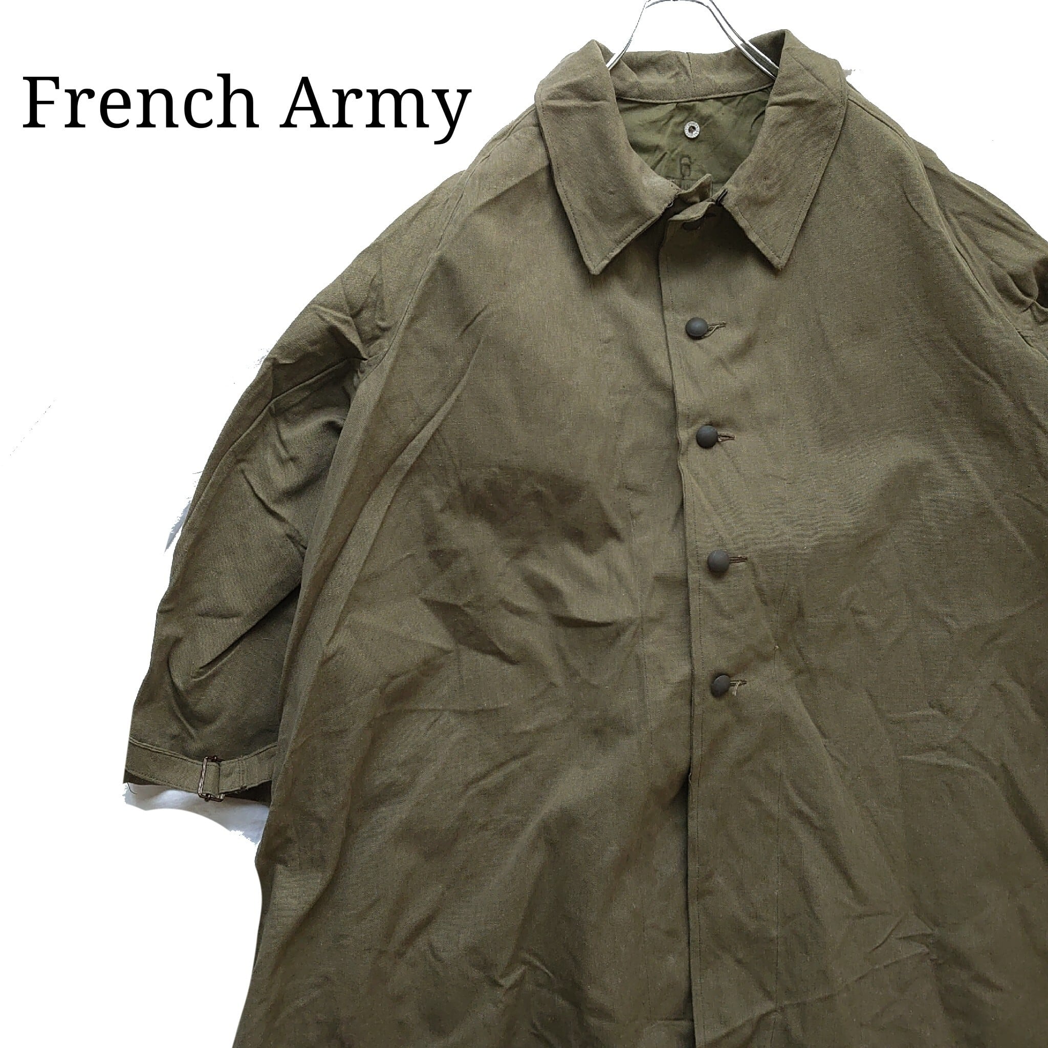 デッドストック】French Army フランス軍 モーターサイクルコート