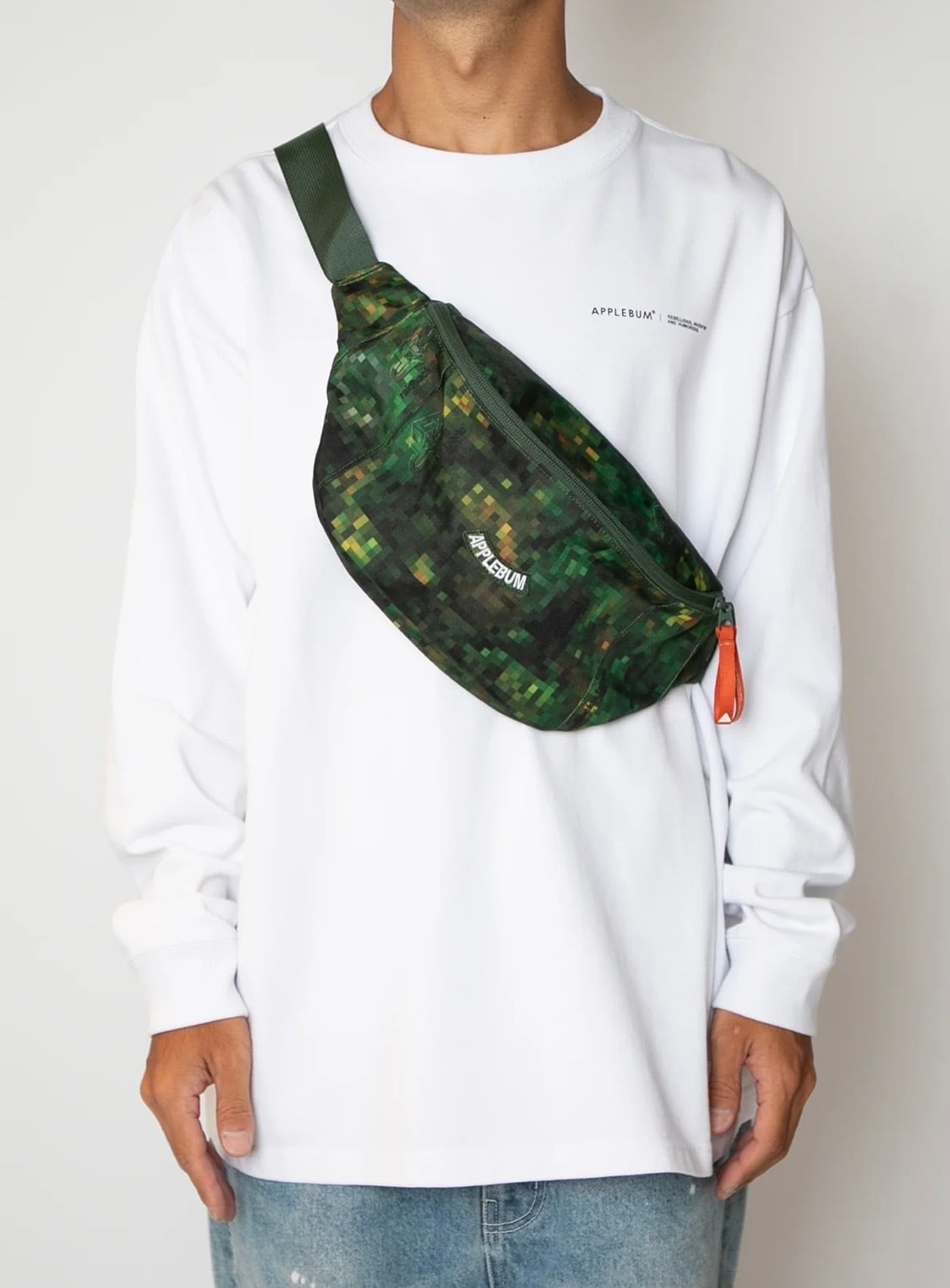 APPLEBUM】アップルバム “PIXEL CAMO” WAIST BAG ウエストバッグ