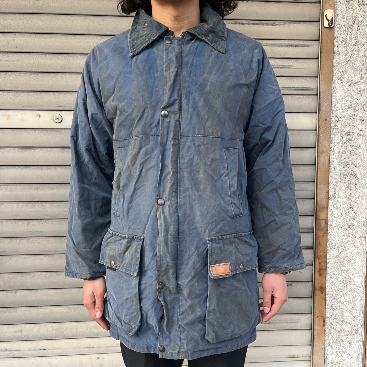 希少 英国製 MADE IN England オイルドジャケット ブルゾン