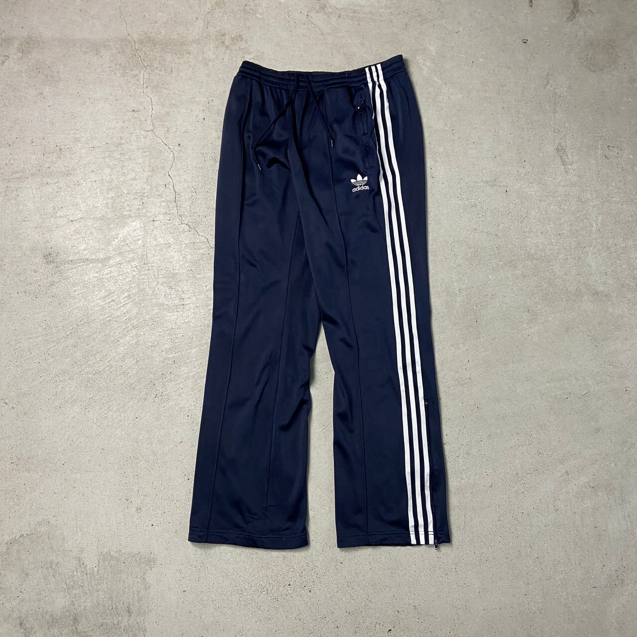 00年代 adidas アディダス トラックパンツ 復刻黒タグ 万国旗 ジャージ