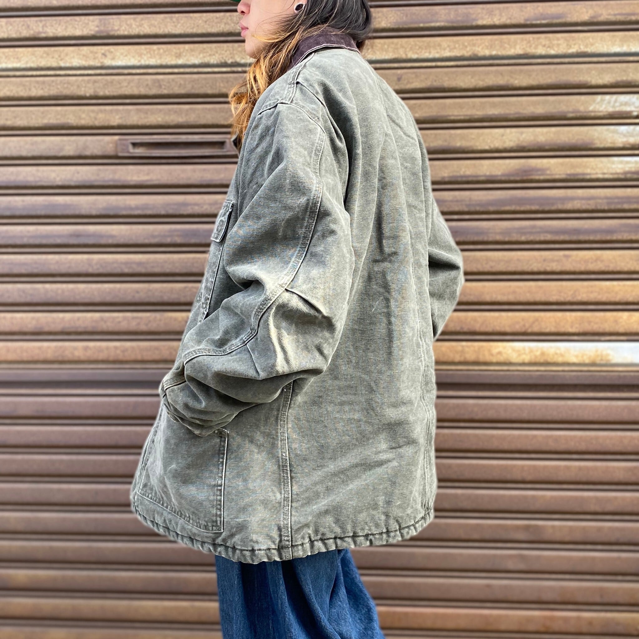 USA製 Carhartt カーハート トラディショナルコート メンズL 古着