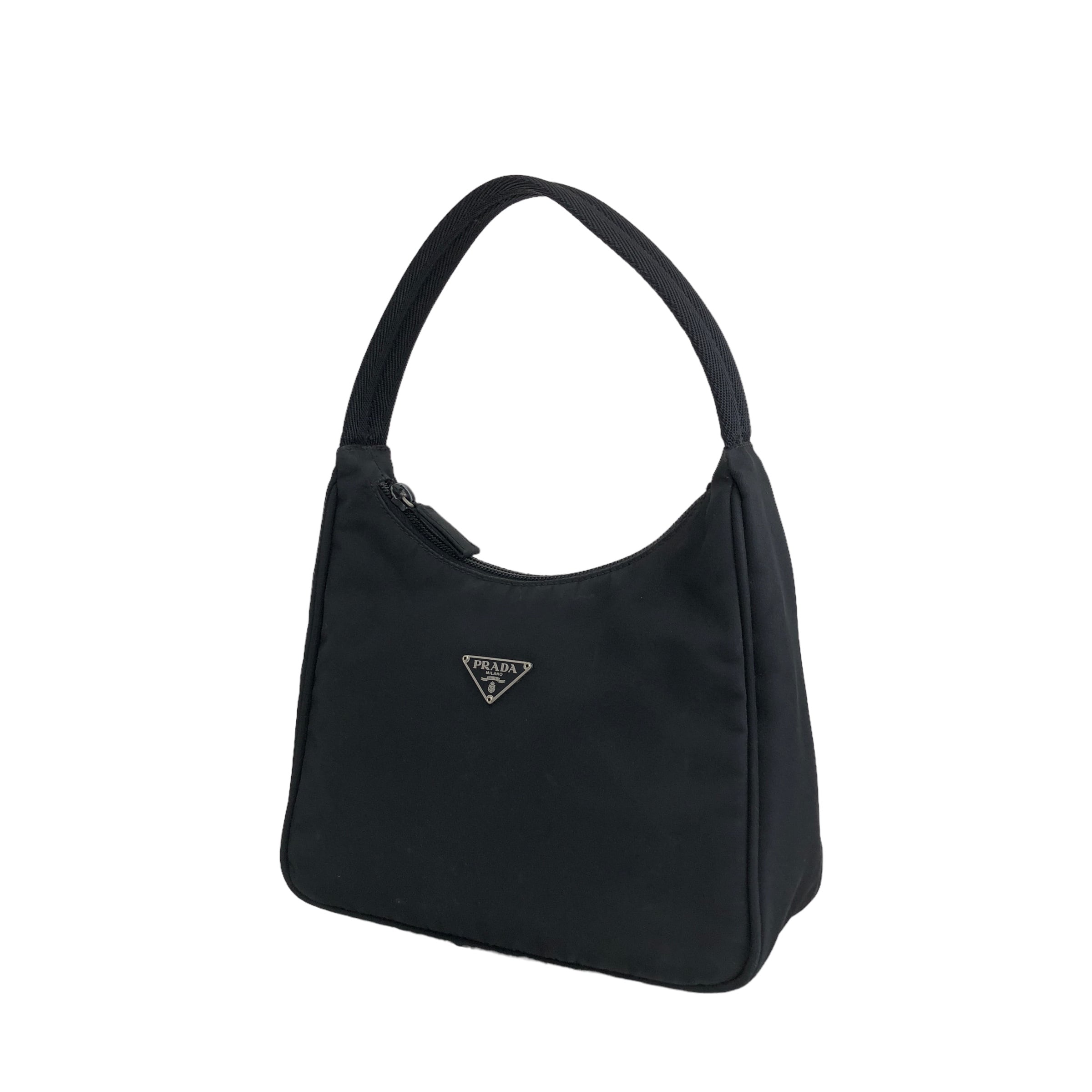 PRADA プラダ トライアングルロゴ ナイロン ミニバッグ ハンドバッグ