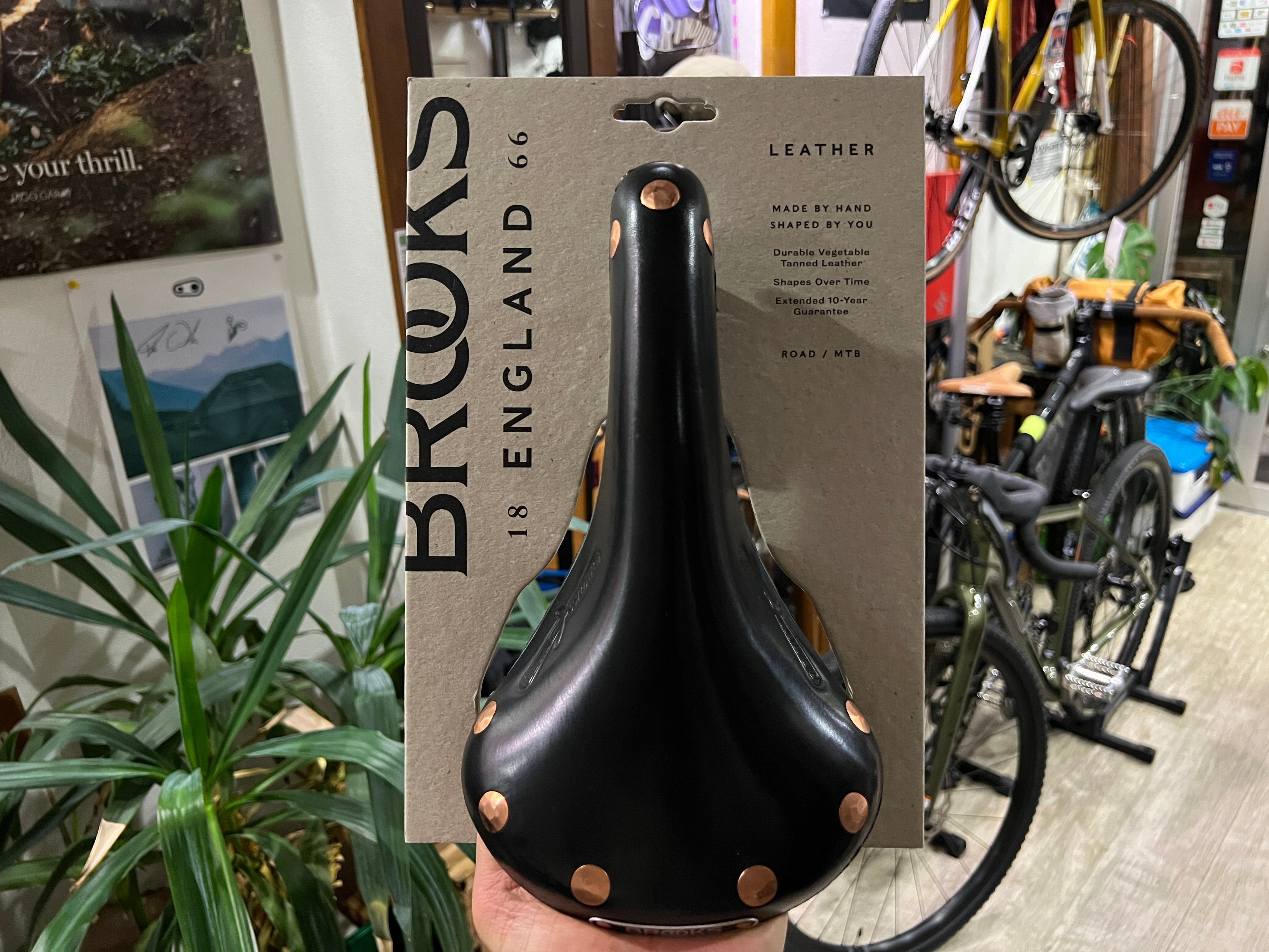 おすすめ】BROOKS ブルックス / SWIFT LEATHER SADDLE BLACK レザー