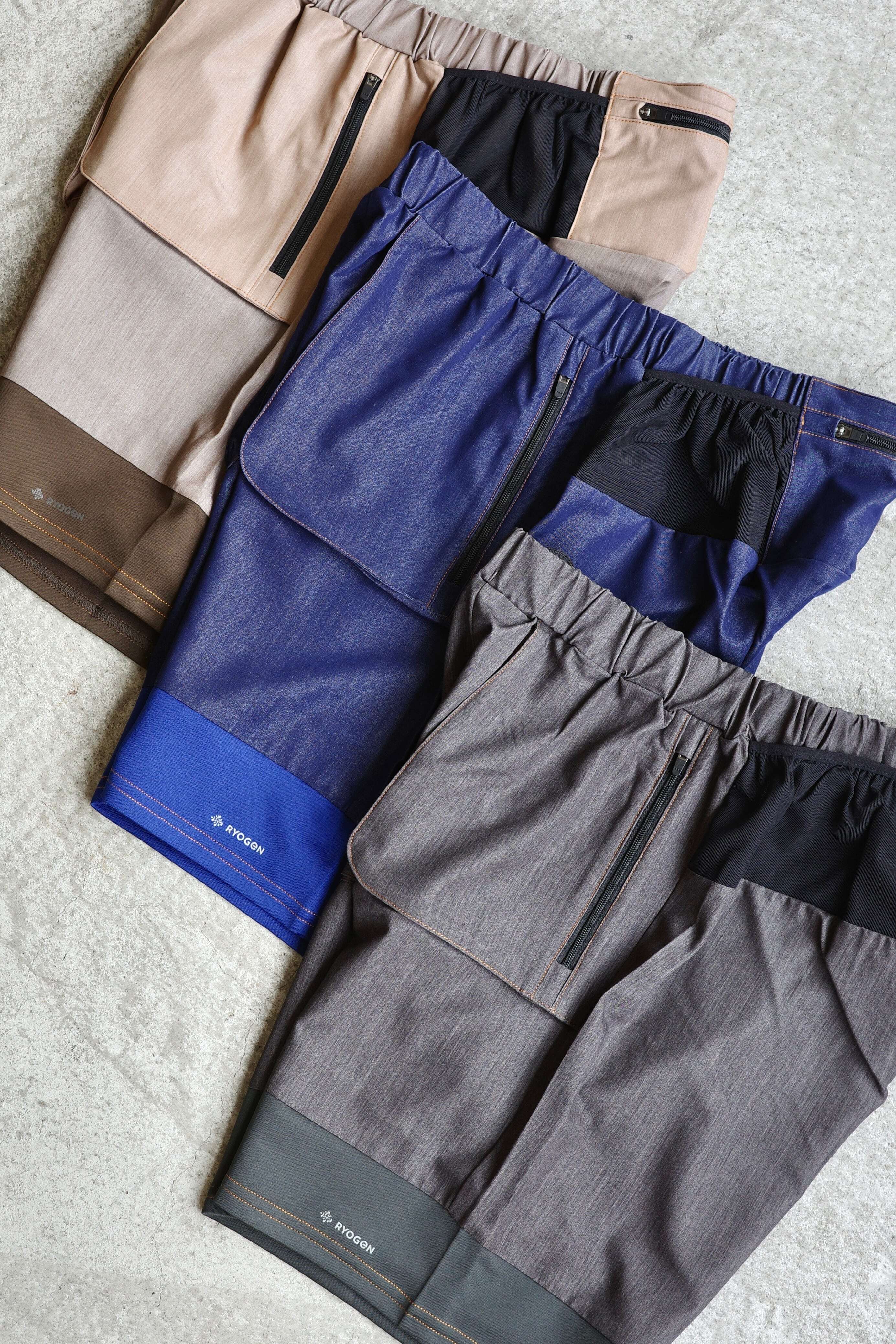 RYOGEN(リョウゲン) DENIM DOCKING NEO SHORTS / RGP-04-3 | play