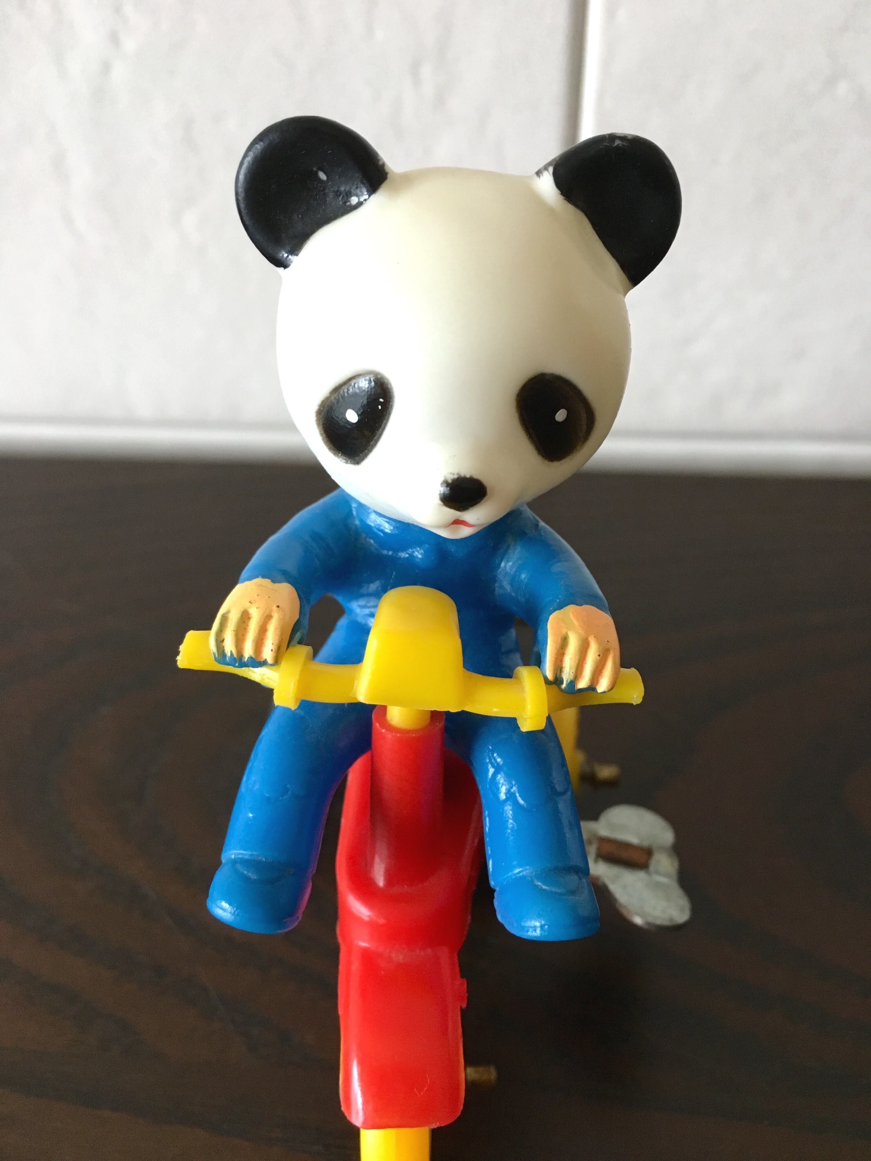 昭和レトロ パンダ ブリキ製 ゼンマイおもちゃ 三輪車 | レトロ雑貨