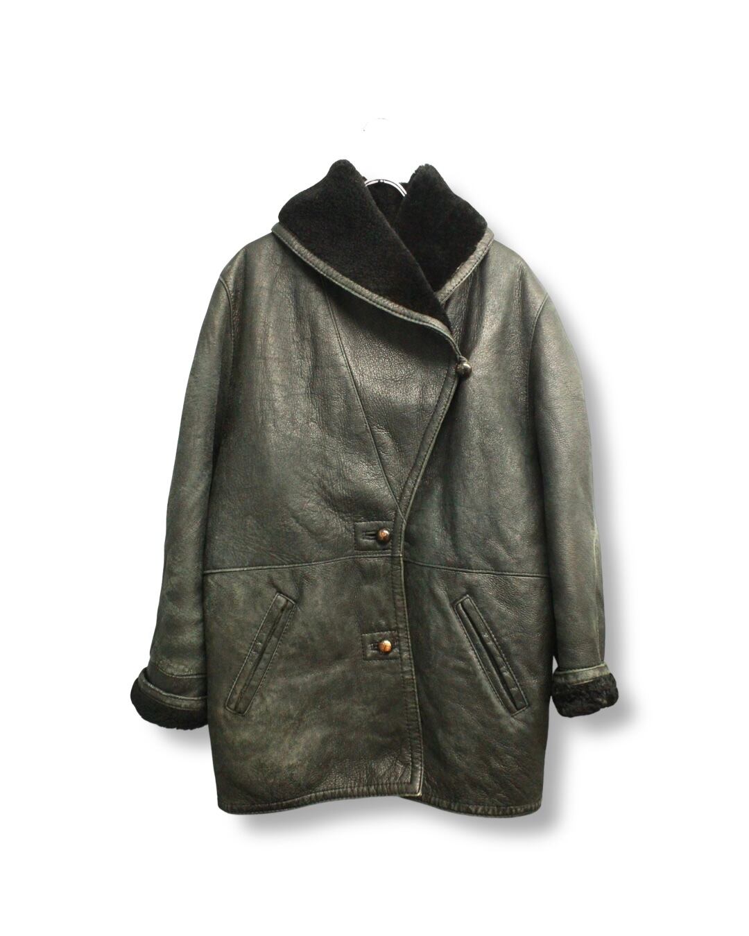 70-80's Shearling mouton coat | detour -yorimichi-