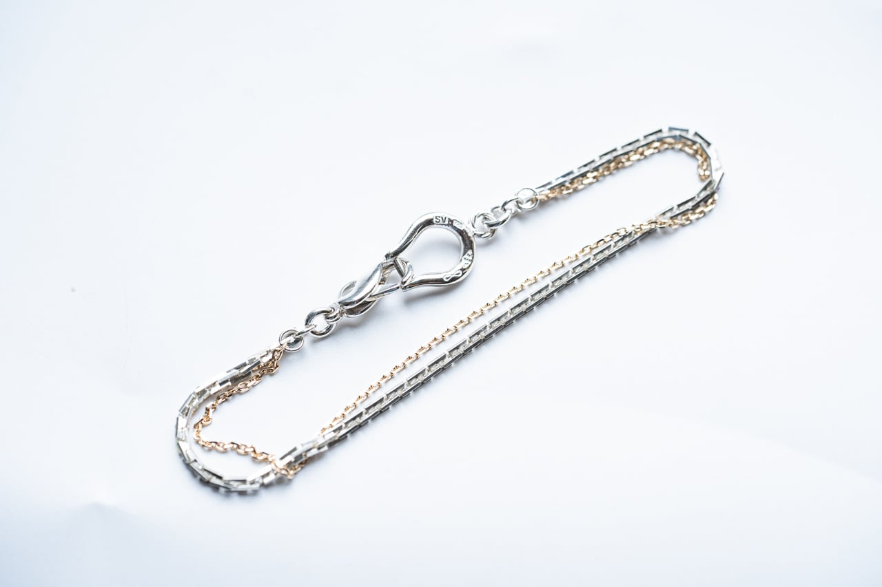 BN-063 Mebiusu hook bracelet (S) | WAKAN SILVER SMITH online store
