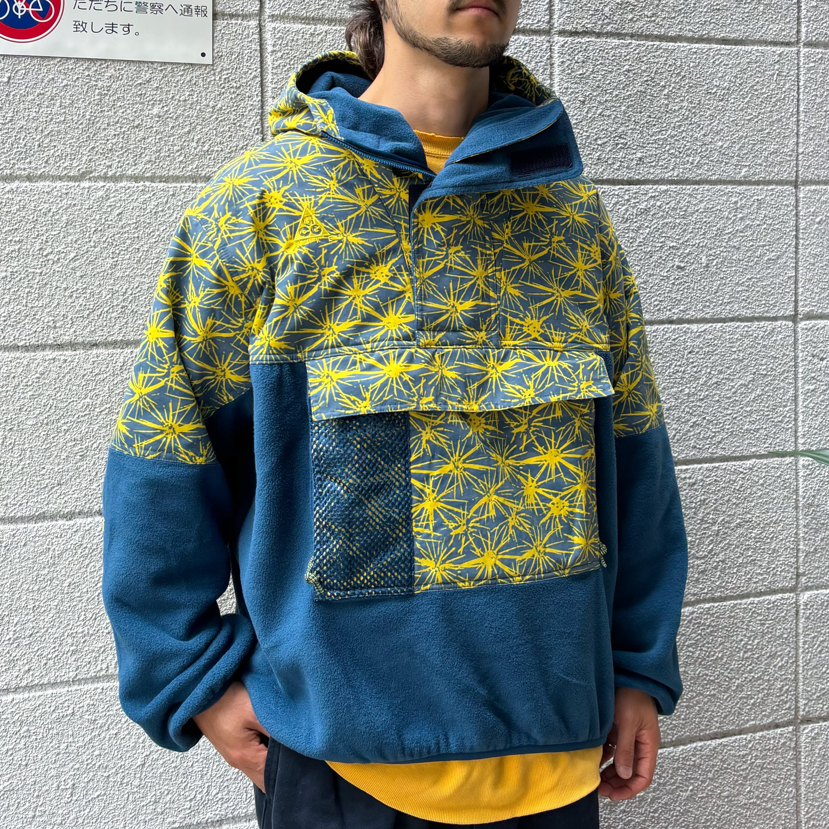 00's Nike ACG Fleece Anorak Parka L / ナイキ アノラック プル