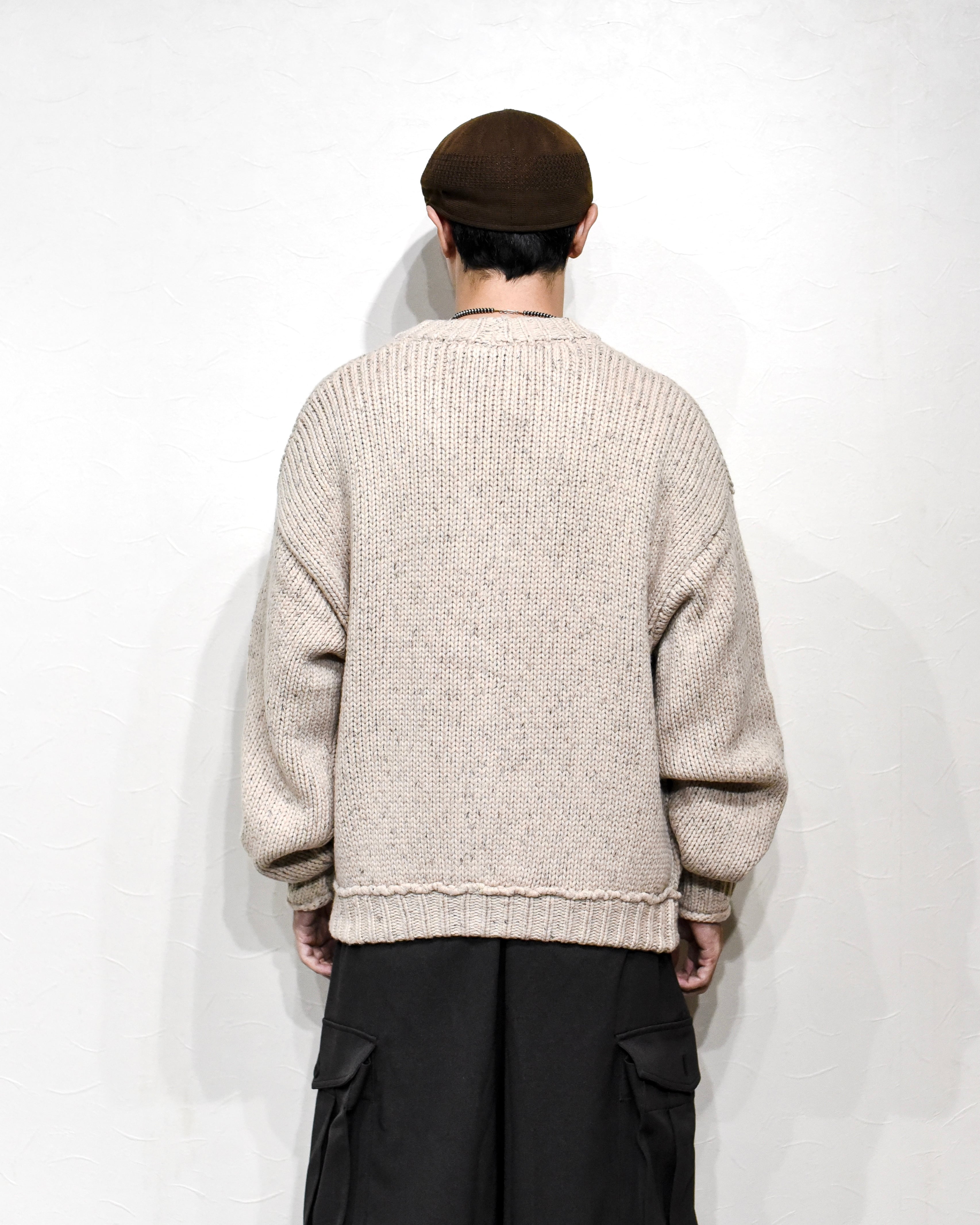 AMBERGLEAM - V Neck Wool Knit Cardigan ¥50000+tax | KODONA in the