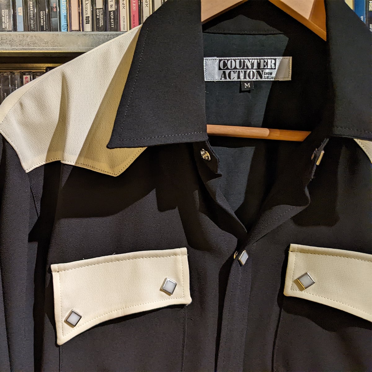 L / S ウェスタンシャツ 森山達也モデル 約束の夜 BK / WH | COUNTER