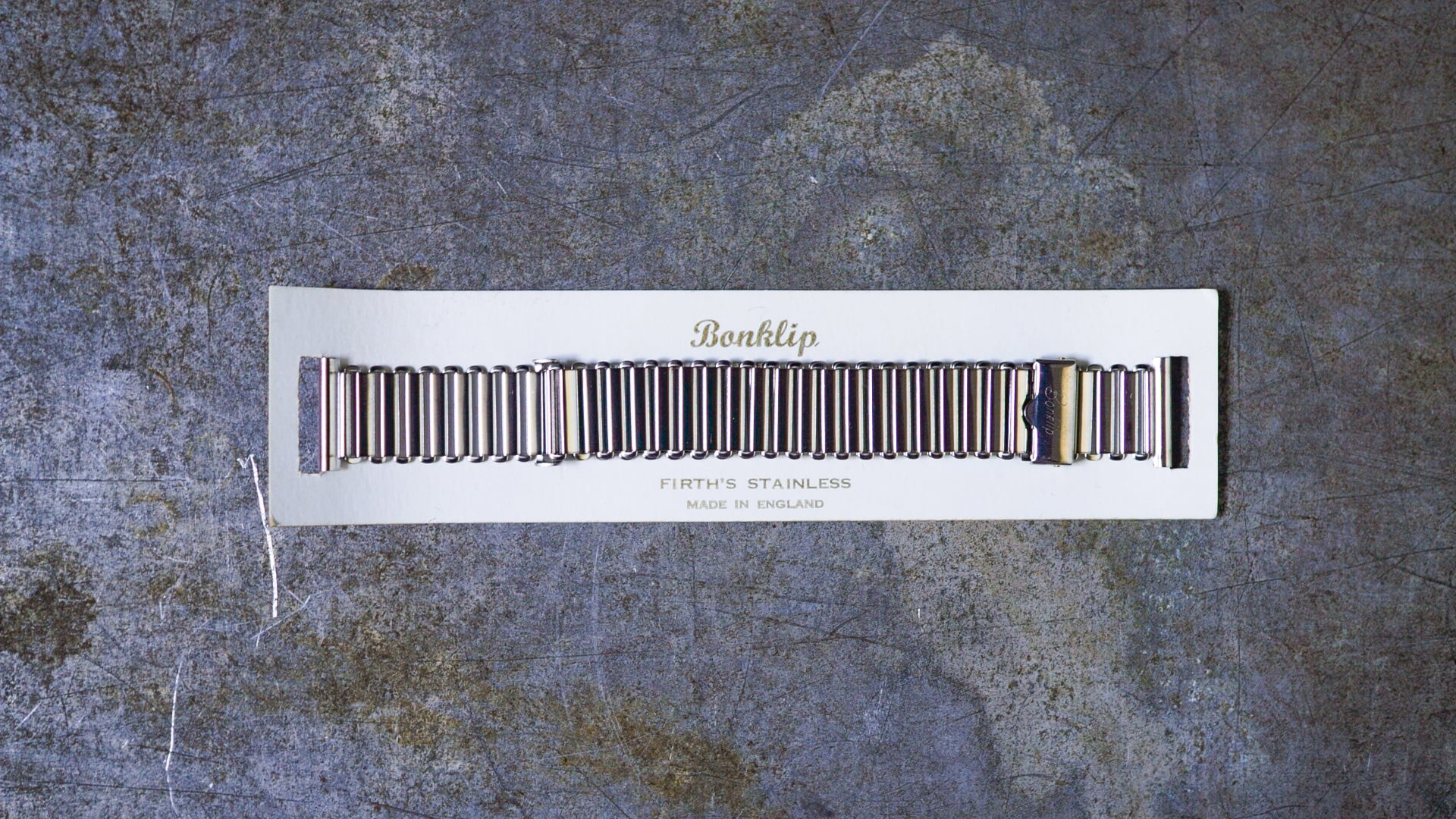 DEADSTOCK / 1940s】BONKLIP ボンクリップ バンブー ブレス 取付幅18mm