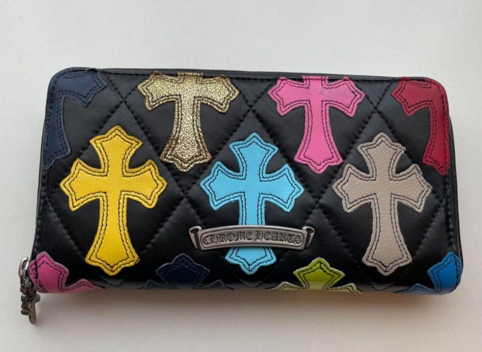 CHROME HEARTS クロムハーツ 長財布 セメタリークロス マルチ