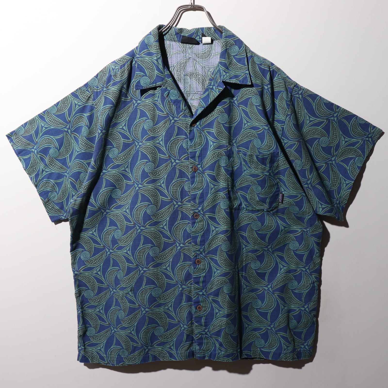 美品 XL 草木柄 98年 Patagonia パタゴニア A/Cシャツ アロハシャツ