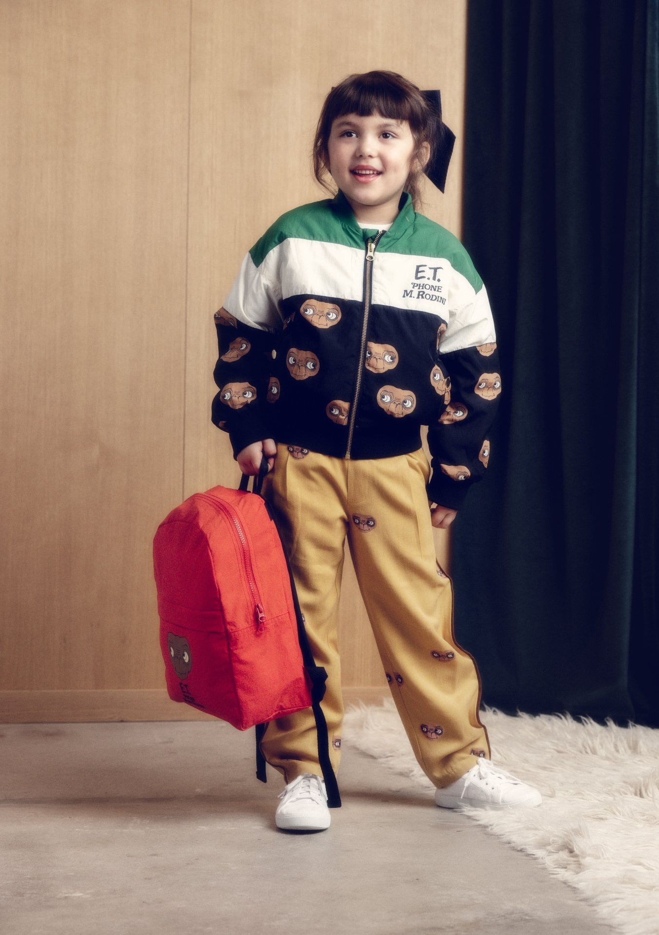 再入荷【26SS pre】minirodini( ミニロディーニ )E.T. baseball jacket