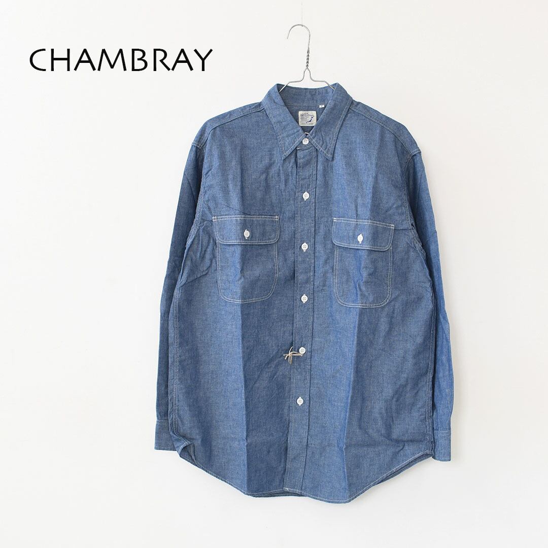 orslow [オアスロウ] CHAMBRAY WORK SHIRT [01-8064-84] シャンブレー