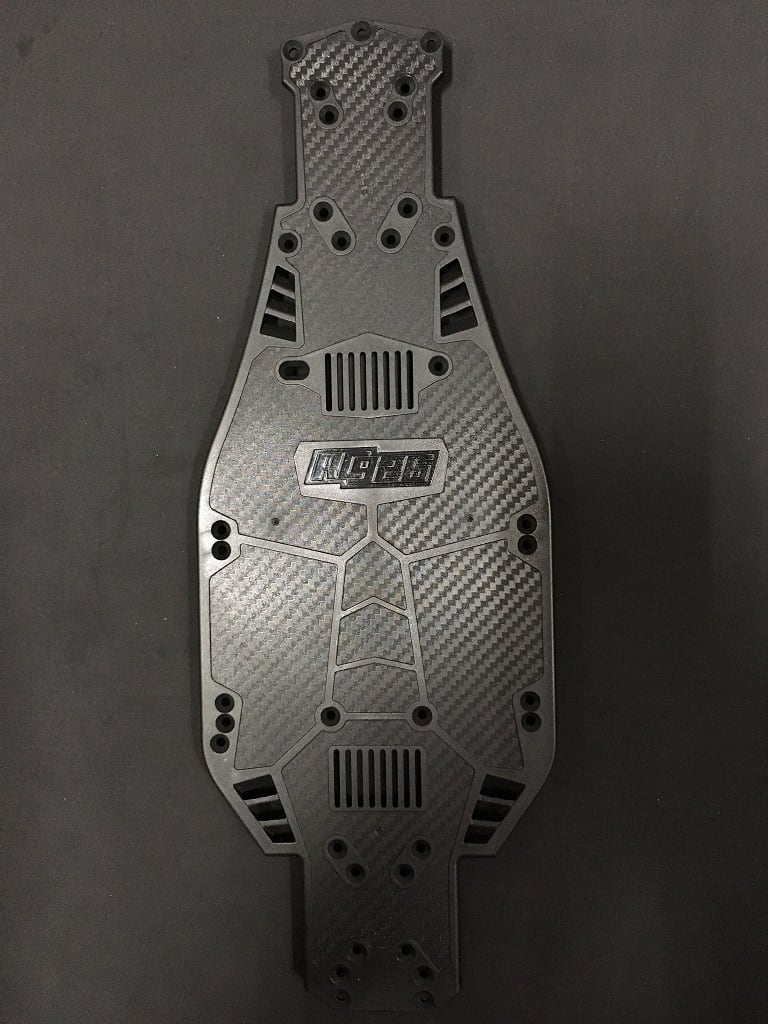 RC926】YD-2/YD-2E/YD-2Z用コンバージョンメインシャーシ カーボン調