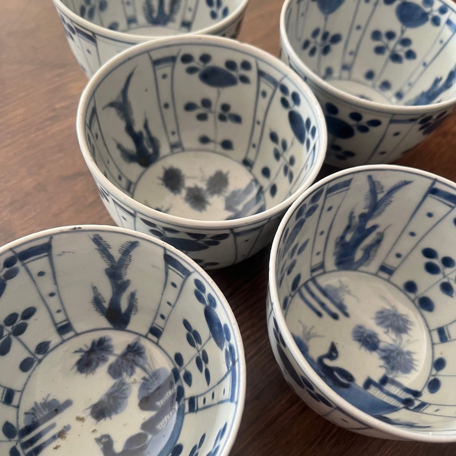 古伊万里染付芙蓉手向付5客 | 古美術 希 のぞみ 美術・デザイン事務所