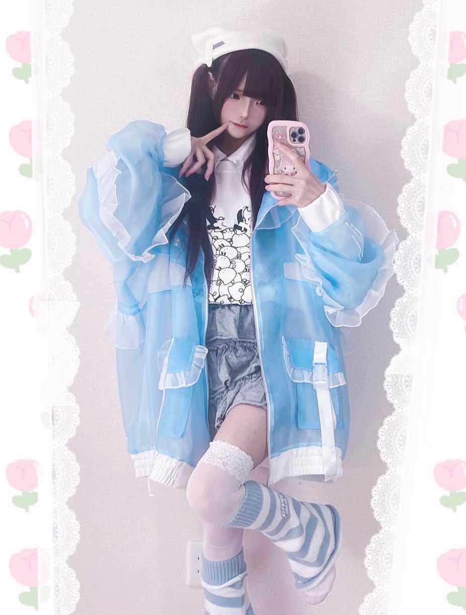 異世界超えるジェネレーターjacket(水色) | 彗色予報 〜サブカル系天使