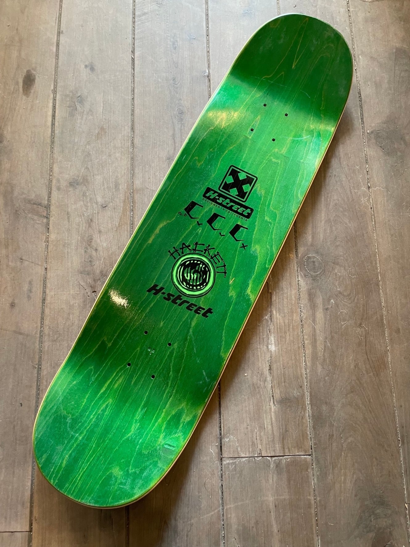 H-STREET SKATEBOARDING skate deck DAVE HACKETT SLASH&POOL 【CCC