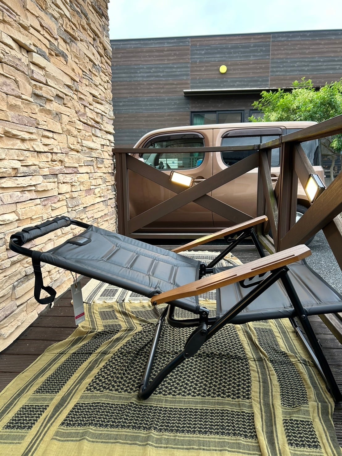 AS2OV アッソブ】 HIGH BACK RECLINING LOW ROVER CHAIR （BLACK