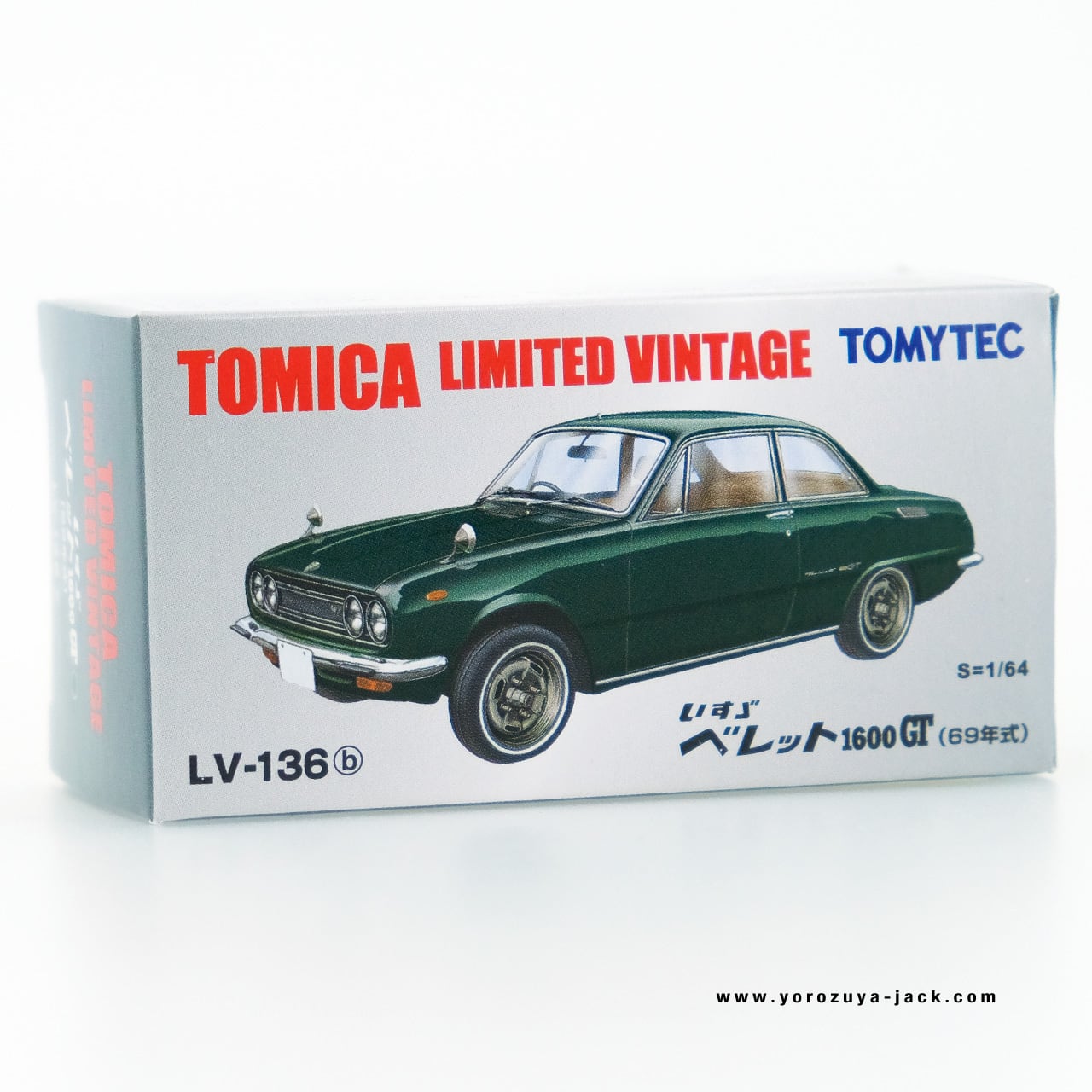 トミカリミテッドヴィンテージ LV-136b いすゞ ベレット 1600 GT 69年
