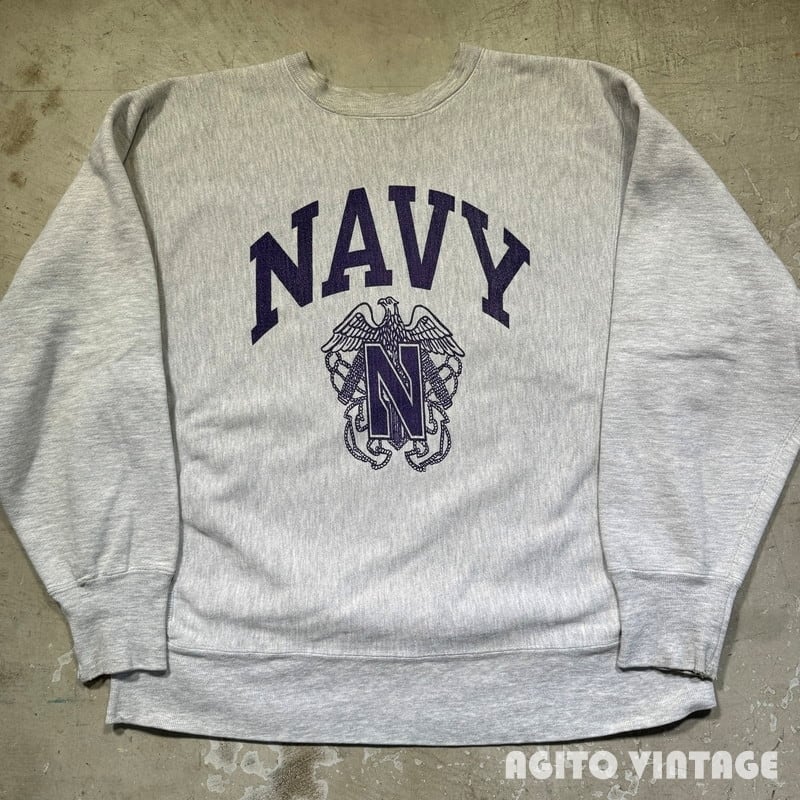 80's Champion チャンピオン リバースウィーブスウェット U.S.NAVY 染