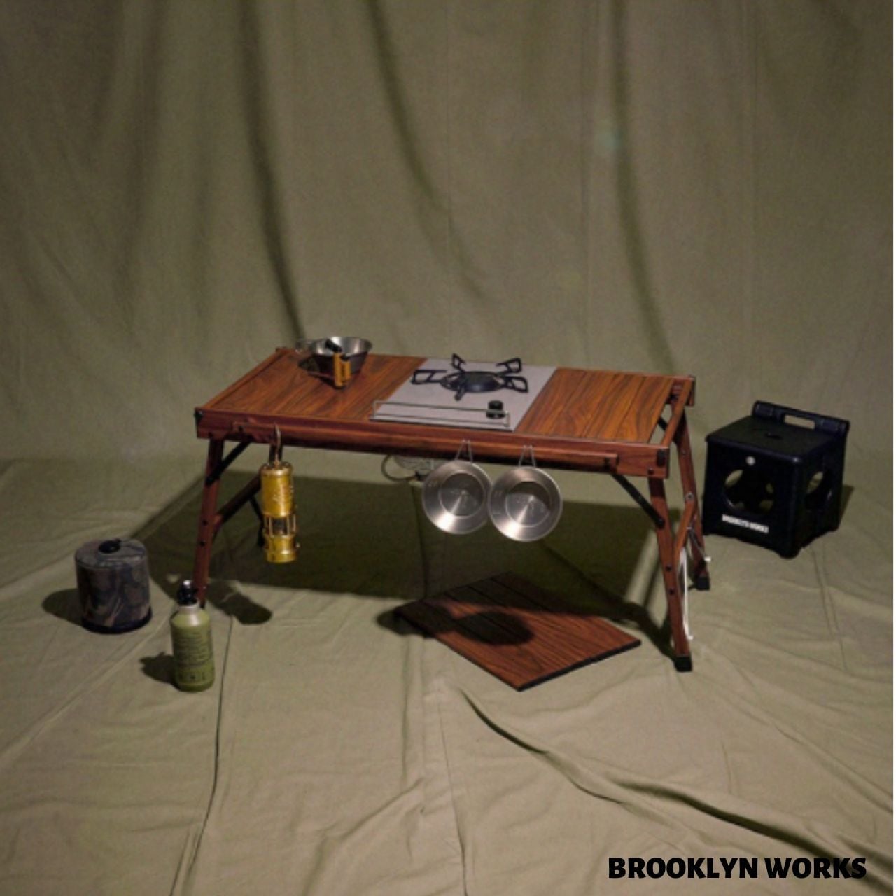 BROOKLYN WORKS（ブルックリンワークス） アルミバーナーテーブル | Ncolor