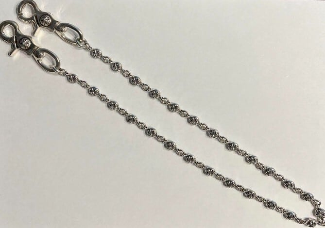 CHROME HEARTS クロムハーツ クロスボール ウォレットチェーン ロング