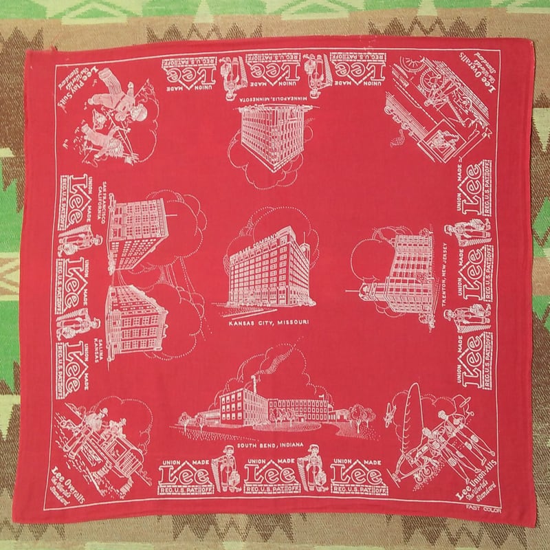 30s～ Lee Red Bandana （1） ハウスマーク | Wonder Wear