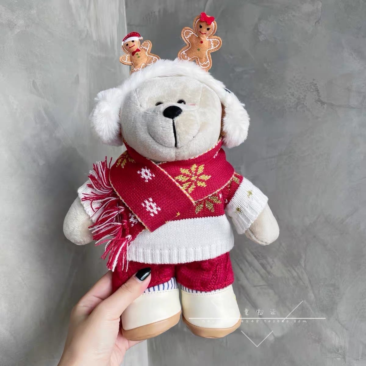 クリスマス ぬいぐるみ 熊 ベアリスタ 台湾 スターバックス 韓国 中国