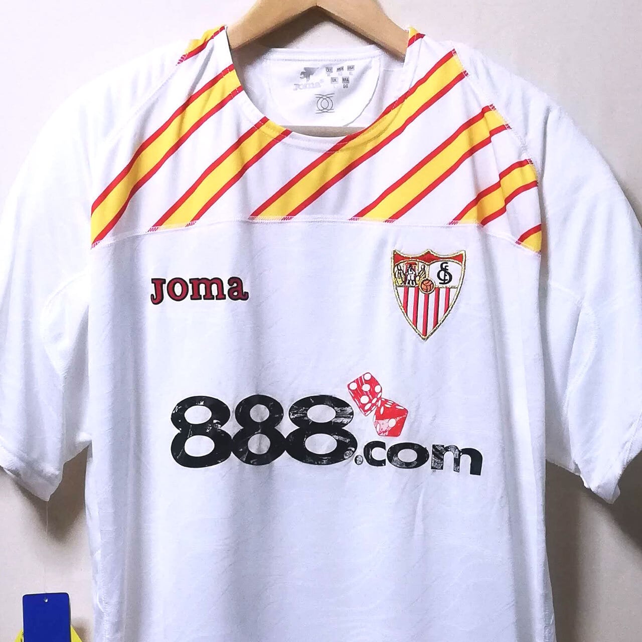 セビージャ 2008-09 Joma UEFAカップ ホーム半袖 ユニフォーム