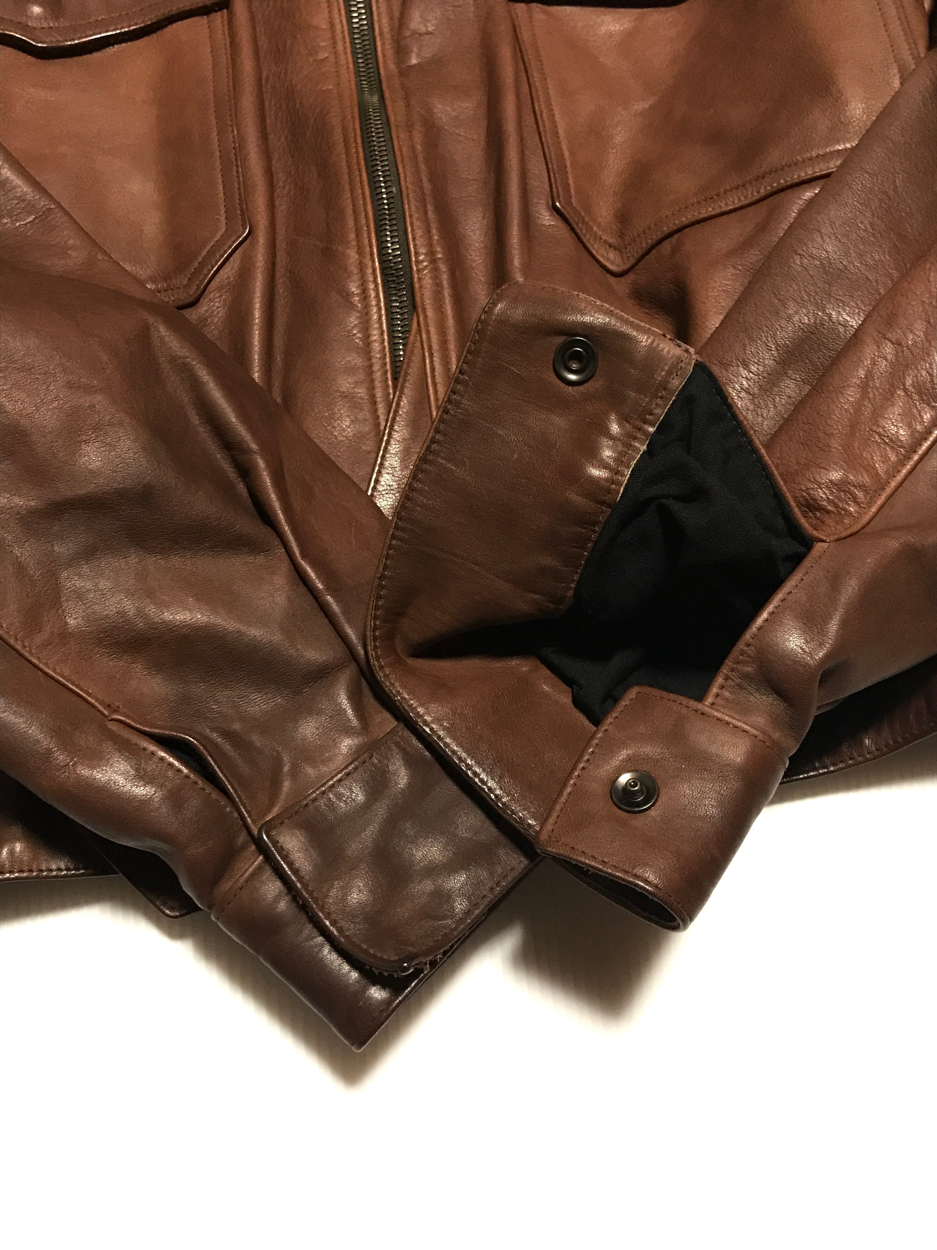 THE DUFFER OF ST.GEORGE Heavy Duty Leather JKT | ETRAK
