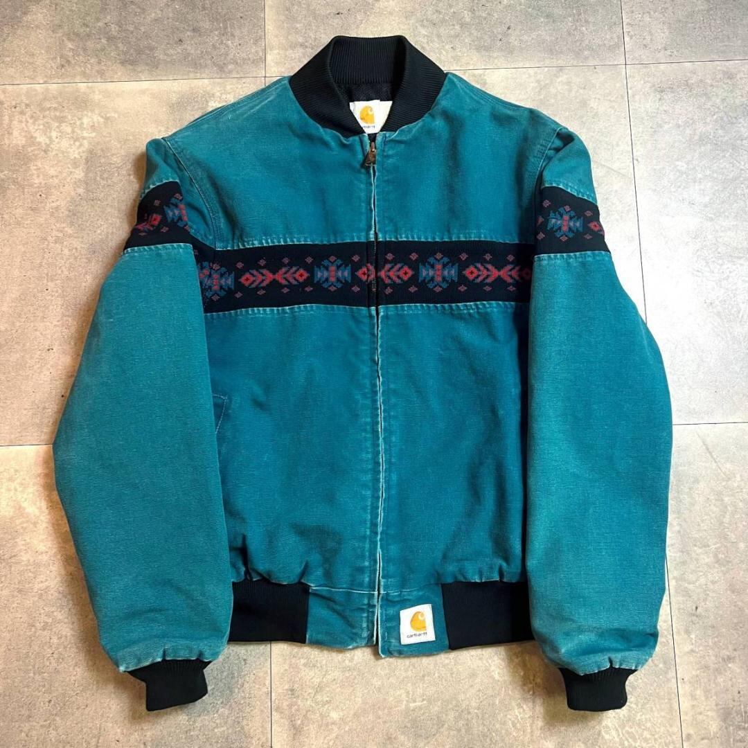 80's～90's Made In USA Carhartt Thermal Lined Firm Duck South West