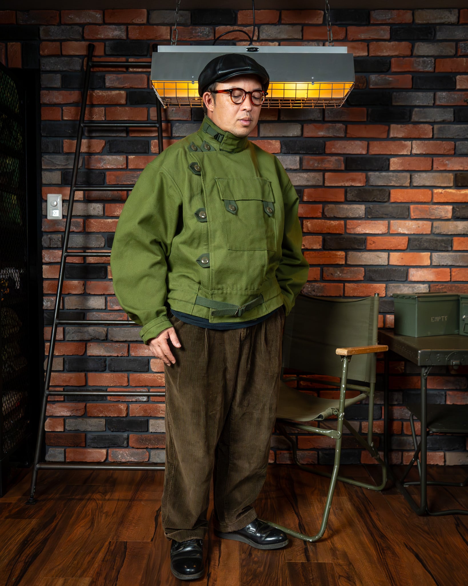 DEADSTOCK】60-70's Swedish Army Motorcycle Jacket 