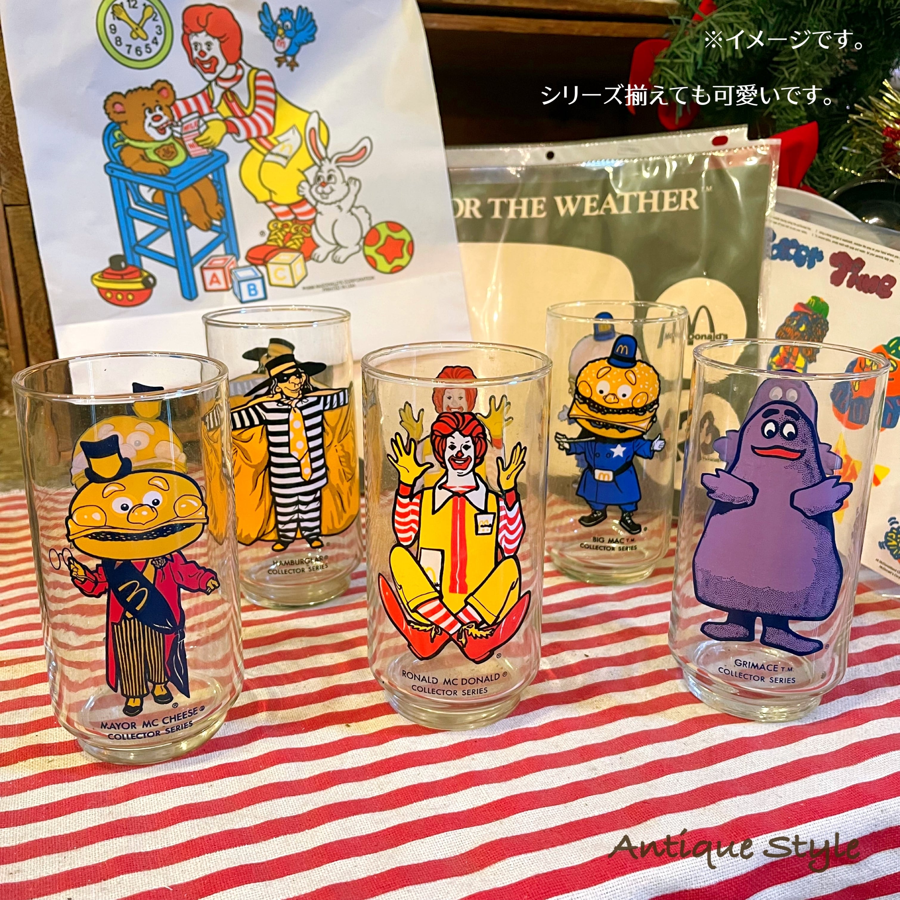 70s McDonald's ロナルド ドナルド マクドナルド グラス コレクター