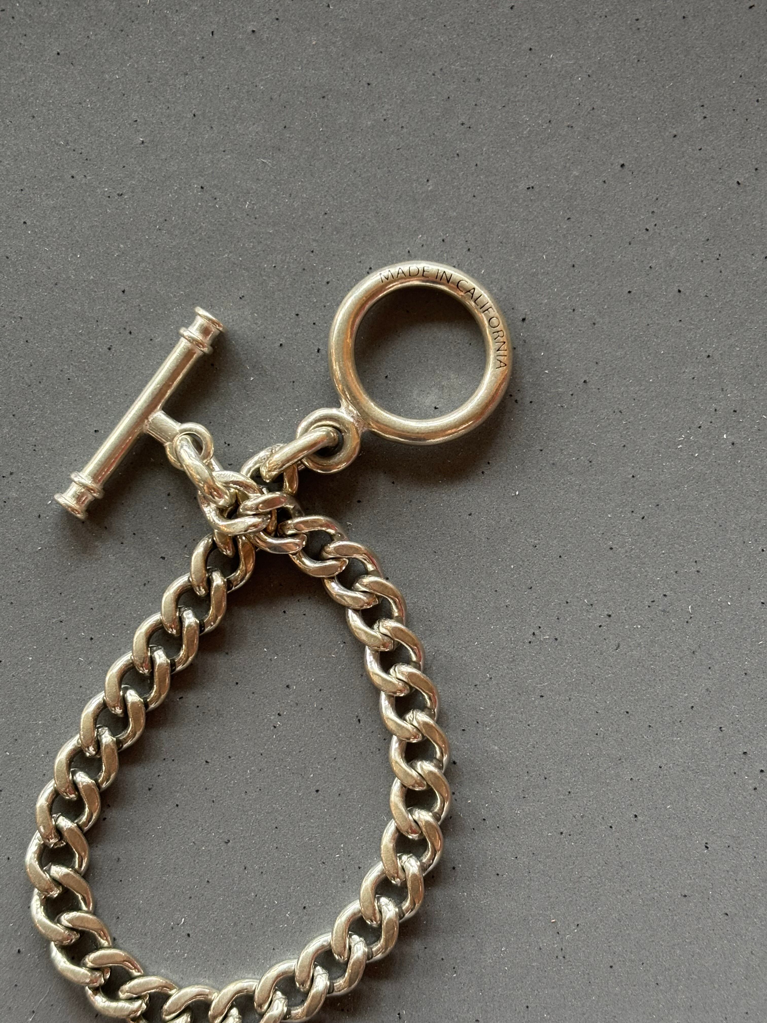 MADE IN CALIFORNIA【T-bar Cuban Bracelet (太さ:小)】 | LARGE LAB TOWN
