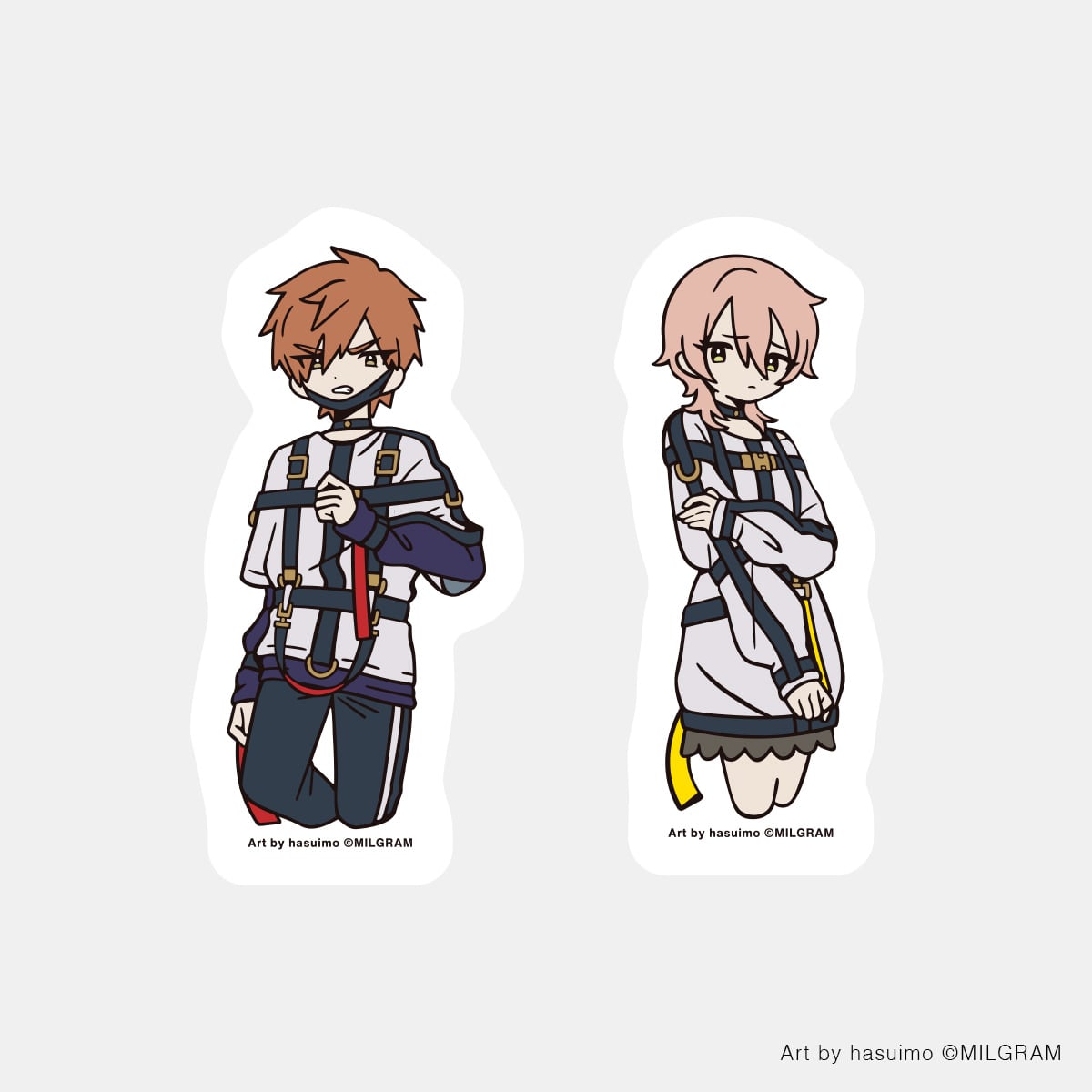 MILGRAM】ミコト＆コトコ 第一審ラバーキーホルダーセット | OTOIRO