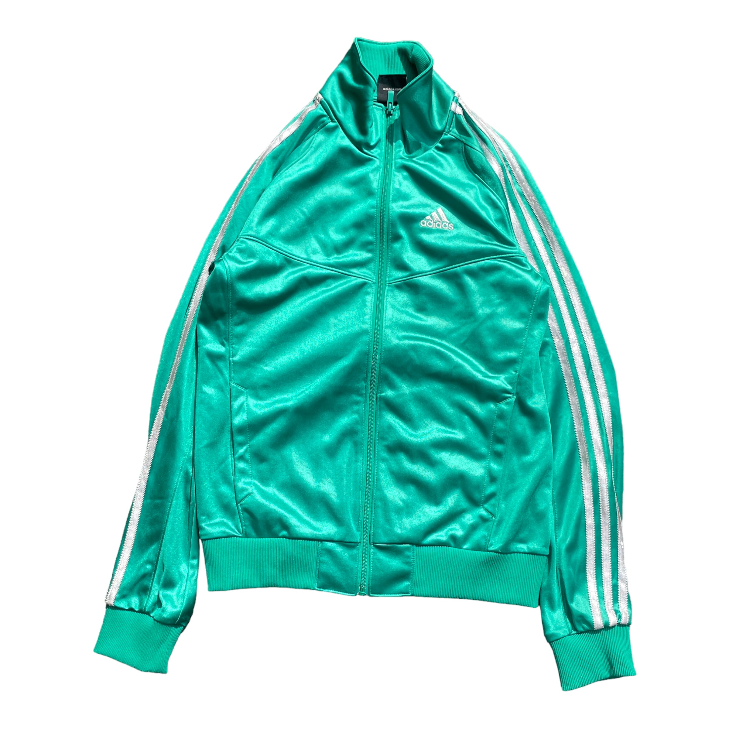 00's adidas アディダス ジャージ/トラックジャケット 光沢 緑