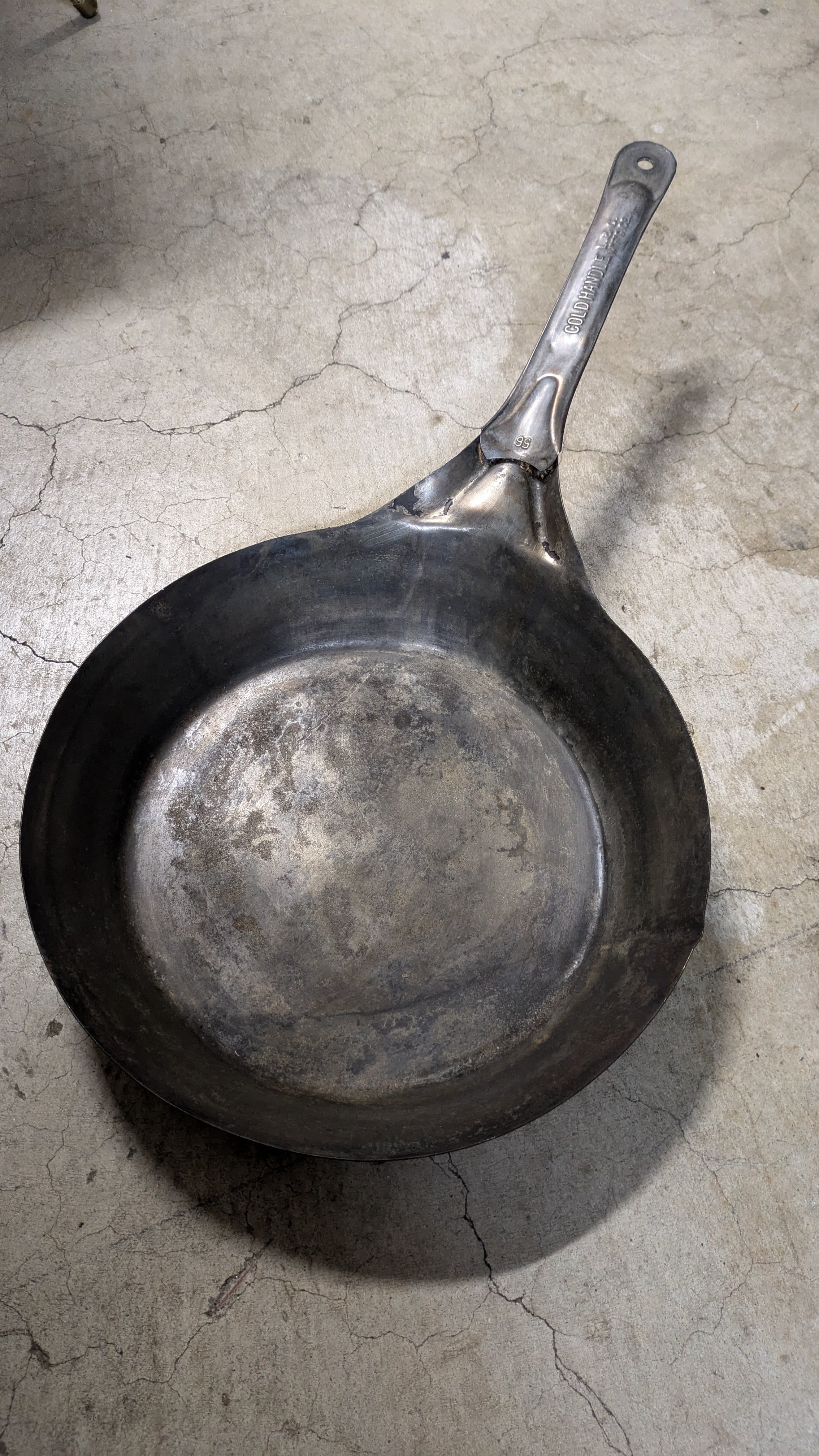 Vintage ColdHandle L&G Cowboy FryingPan IronPan 鉄製 鉄フライパン