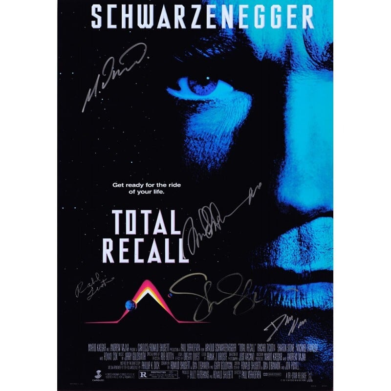 TOTAL RECALL (トータルリコール) 【5名直筆サイン入りミニポスター