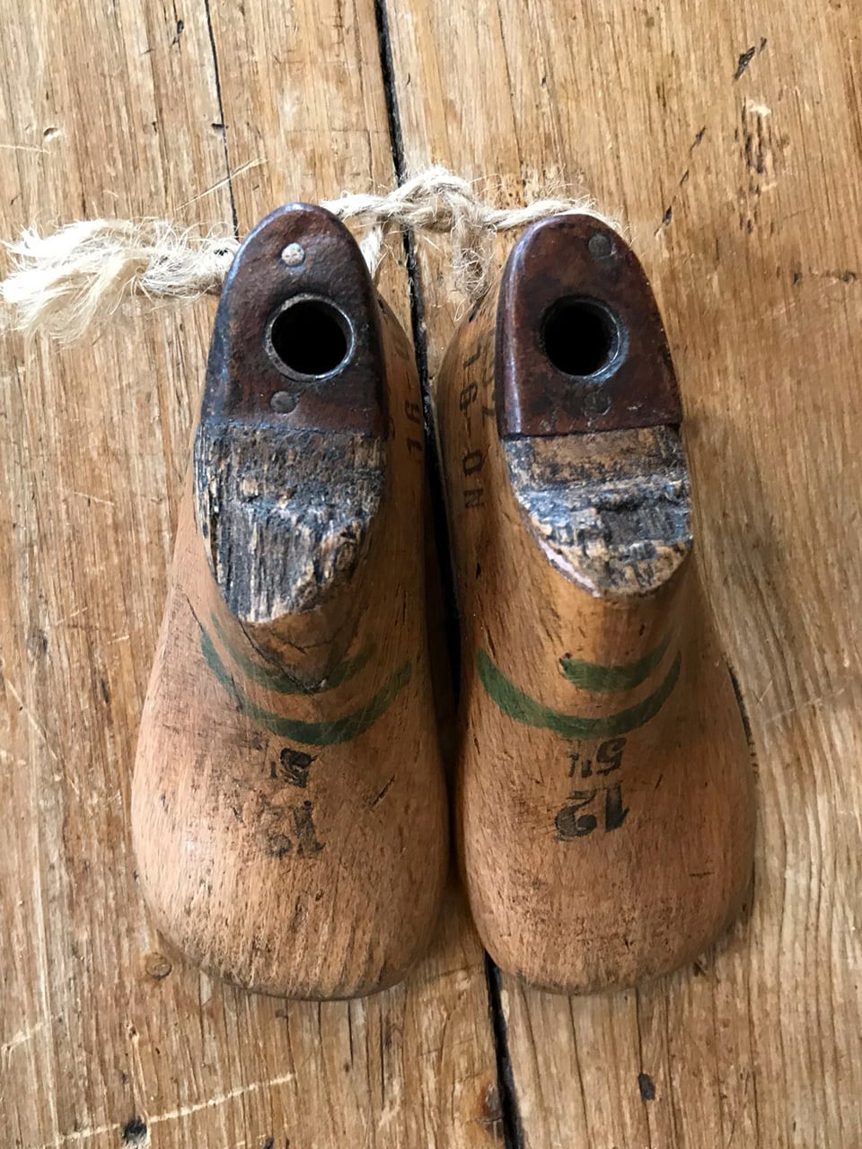 木製ベビーシューモールド 靴の木型 | Brocante de La Cocotte